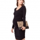 Isabella Oliver Eldon Ruched Maternity Dress with Long Sleeves