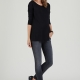 Isabella Oliver Zadie Stretch Maternity Jeans with panel in Charcoal