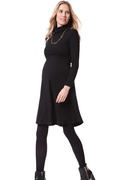 a classic maternity dress that can be worn to the office or to a special occasion