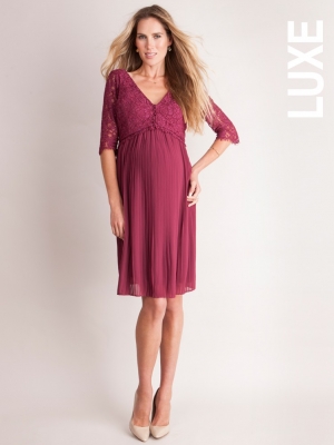 Seraphine Luxe Maternity/Nursing dress for special occasions