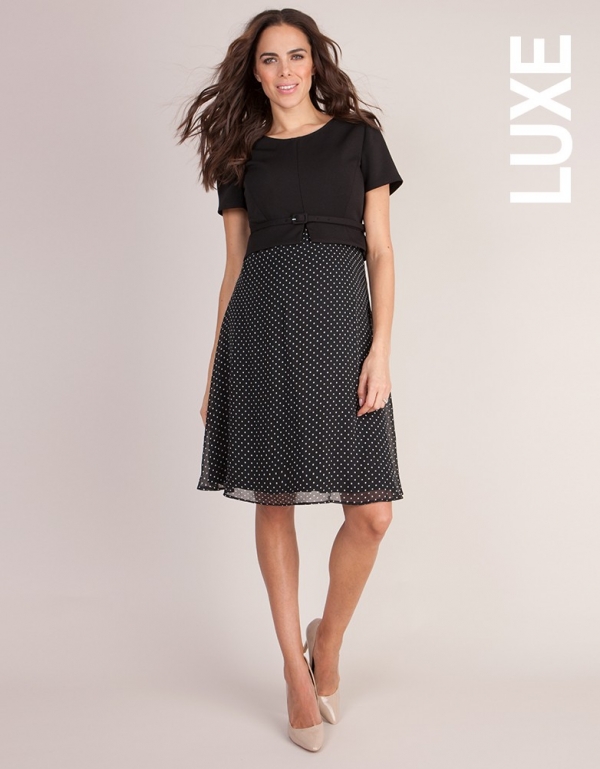 Seraphine Luxe Maternity/Nursing dress for special occasions