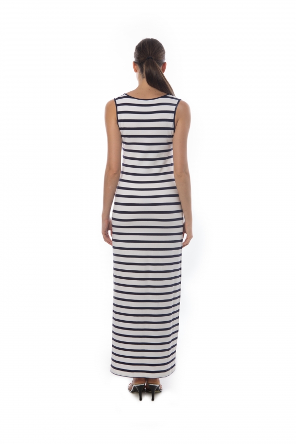 a comfortable everyday maxi dress in stripes