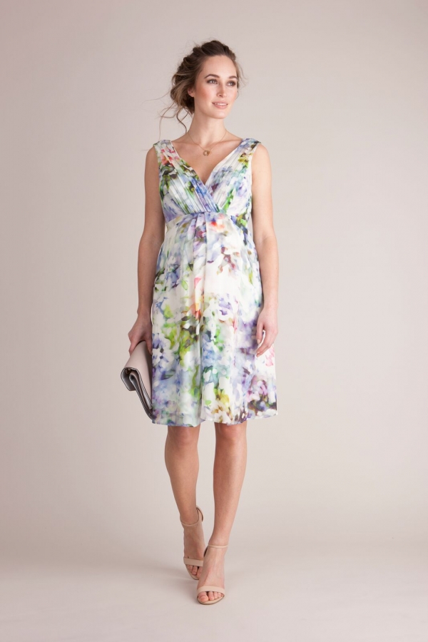 Seraphine Luxe Felicity Floral Silk Dress-0