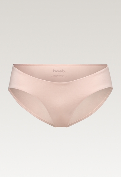 Low Waist Maternity Panties in Soft Pink - hautemama