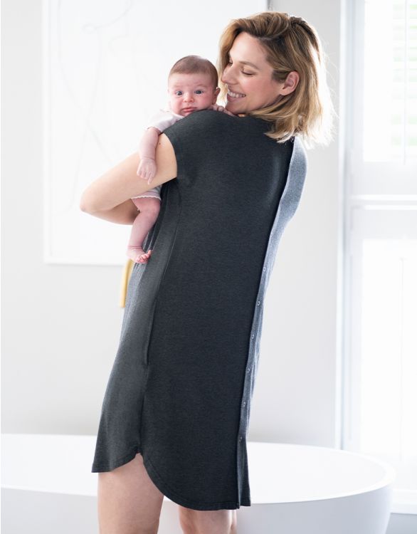 Whitney Organic Birthing Gown - hautemama